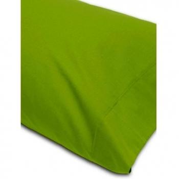 Abecé Casa Funda de Almohada Lisa Verde Manzana Cama 105