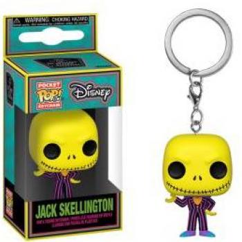 Funko Pocket Pop! Llavero: Pesadilla Antes de Navidad - Jack Esqueleton (Blacklight)