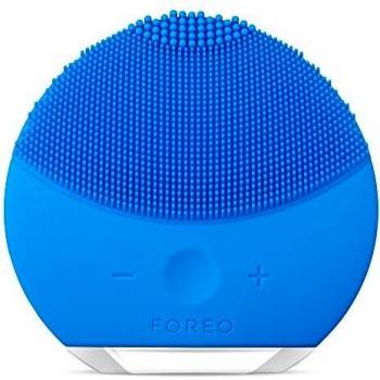 Foreo Luna Mini 2 Facial Cleansing Brush | Travel Accessories | Face Massager Electric | All Skin Types Ultra-Hygienic Skincare | Simple Face Wash | Silicone Electric Face Cleanser | Aquamarine