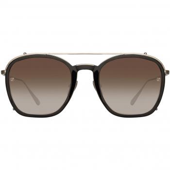 Linda Farrow ASTON LFL1359 C3 Men's Black Sunglasses 52mm