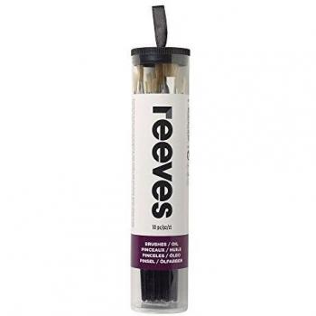 Pinceles reeves para oleo bote de 10 unidades surtidas
