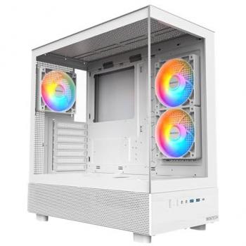 Montech XR Torre ATX PC con Vidrio Templado x 2, Color Blanco