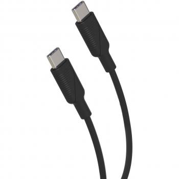 Muvit for Change Cable USB Tipo C a Tipo C 3A 60W 1.2m Negro