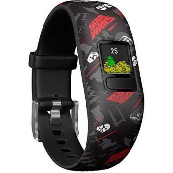 Garmin vivofit Jr. 2 - Star Wars First Order Fitness Activity Tracker for Kids - Adjustable Band - Black and Red