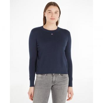 Jersey Tommy Jeans Essential Crew Marino Mujer