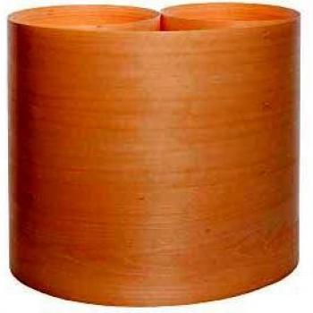 Chapa de Haya para Pegar Placnor 0.50 m x 2.50 m - Marrón, Pintable, Imitación Madera