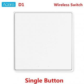 Interruptor de pared inteligente Aqara D1 Zigbee con 3 botones y control de voz, compatible con Xiaomi Mijia y HomeKit