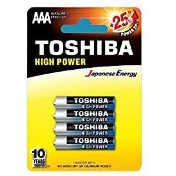 Toshiba Battery Set Alkaline LR03GCP BP-4