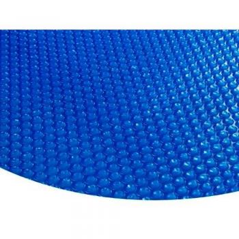 Lámina solar redonda Zelsius ø 5 m azul 400µ para cubierta de piscina