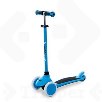 Mondo On&Go Tripper - Patinete de 3 Ruedas - Ruedas de Poliuretano y empuñaduras TPR - Freno de Seguridad Trasero - Color Azul