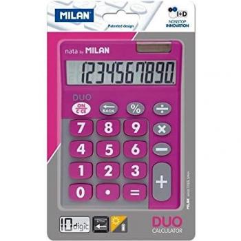 Calculadora sobremesa Milan Pocket Duo Color rosa