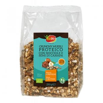 VIVIBIO Crunchy Proteína de Nuez y Cacao Sin Gluten