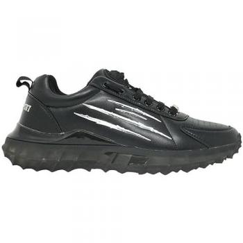 Plein Sport Men's Large Claw Scratch Logo Black Sneakers - Size UK 8