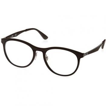 Ray-Ban 0Rx7116, Monturas de Gafas para Hombre, Matte Black, 53