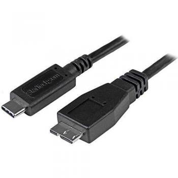 StarTech.com USB C to Micro USB Cable 0.5m - USB 3.1 Type C to Micro USB Type B Cable - Micro USB 3.1 to USB-C - Thunderbolt 3 Compatible