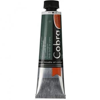 Cobra Artists' Watermixable Oils - Chromium Oxide Green - 40ml tube