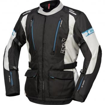 Chaqueta de Moto iXS Lorin-ST Textil Negra Gris Azul 4XL