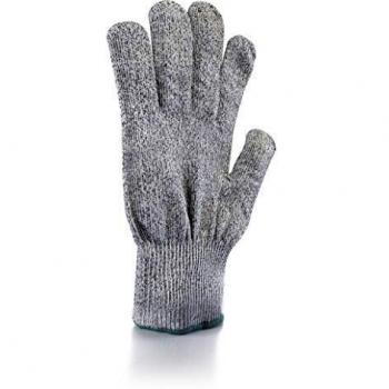 Lacor 61102-Guante de protección riesgos mecánicos, Talla L, Polietileno, Gris