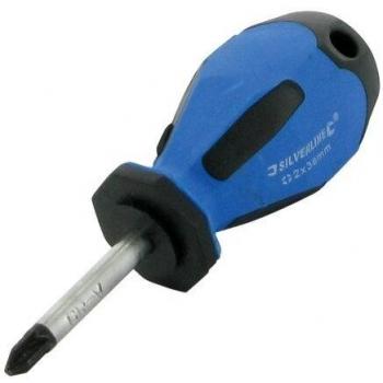 Silverline SD84 - Destornillador Pozidriv engomado