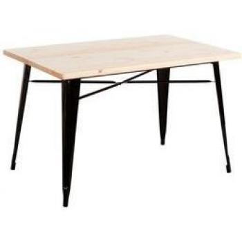 Mesa de Comedor Rectangular Iron Wood Thinia Home