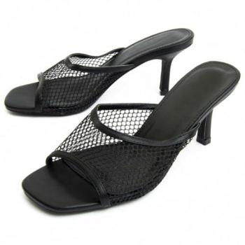 Sandalia De Tacón Para Mujer Montevita Sandalit10 89357 Negro Talla: 40