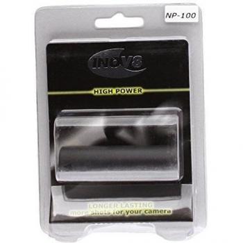 Reemplazo Inov8 de litio de la batería de la cámara digital R-C-B Fuji NP-100, NP 100, NP100, 1850 mAh 3.7V