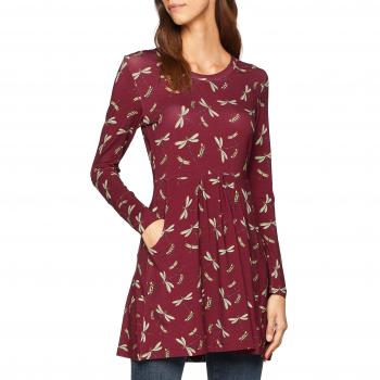 Joe Browns Daring Dragonfly Tunic, Camiseta de Manga Larga para Mujer, Rojo
