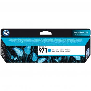 HP 971 CN622AE Cartucho de Tinta Original Cian, 24.5 ml, Rendimiento de 2500 Páginas para OfficeJet Pro X451, X551, X476, X576