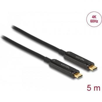 Cable de Video USB-C Óptico Activo 4K 60Hz 5m Delock
