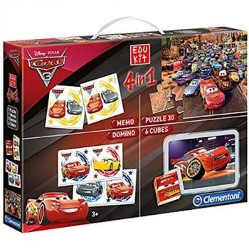Clementoni - Edukit Cars 3, juego educativo infantil, a partir de 3 años
