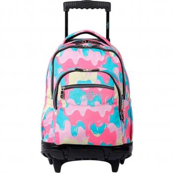 Mochila Escolar con Ruedas Luti - Renglones