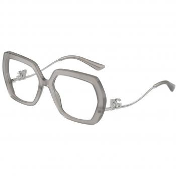 Dolce & Gabbana DG3390B 3421 Armazones para Mujer Grises con lentes recetados de 56 mm