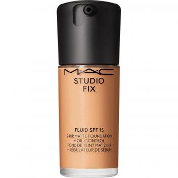 MAC Cosmetics Studio Fix Fluid SPF 15 24HR Matte Foundation + Oil Control - Shade NC40 - 30 ml