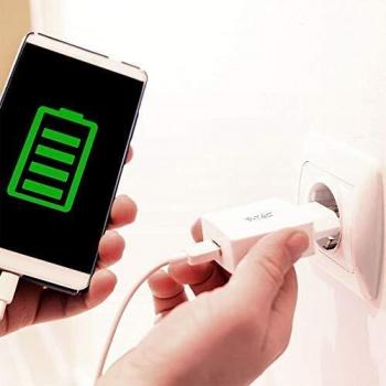 Cargador Rápido 3A USB-C Blanco 18W V-Tac VT-5382