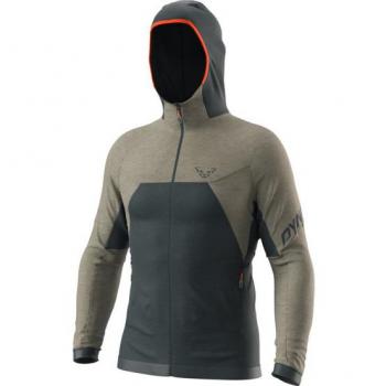Sudadera con Cremallera Dynafit Tour Wool Thermal para Hombre - Talla S - Color Gris/Roca Khaki