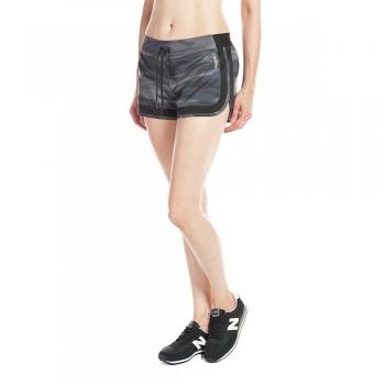 Reebok Wor Camo Woven Short - Pantalón corto para mujer, color azul, talla L