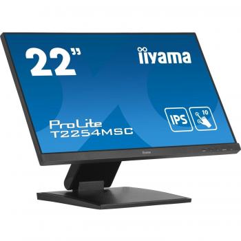 Iiyama ProLite T2254MSC-B1AG 21.5 Full HD LED Touchscreen Monitor with Height Adjustment and USB Hub