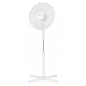 MPM MWP-17 Ventilador de Pie Oscilante con Altura Ajustable 3 Velocidades 50W Blanco