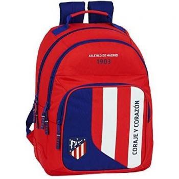 Mochila Safta Escolar de Atlético de Madrid, 320x150x420mm