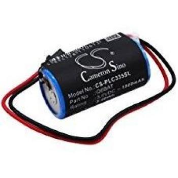 Replacement Battery for Mitsubishi, SANYO - PLC Battery - CR17335SE-R, ER2/3A, GT15-BAT, Q02CPU, Q02HCPU, Q06HCPU, Q12HCPU, Q12PHCPU, Q12PRHCPU, Q170HBATC, Q172HCPU, Q173HCPU, Q25HCPU, Q25PHCPU
