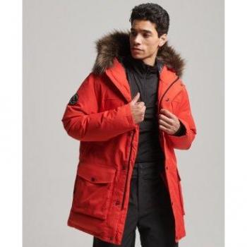 Parka de Plumón para Hombre Superdry Everest Roja