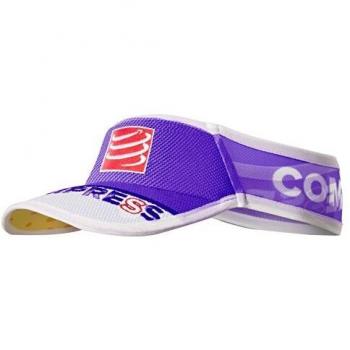 Compressport Ultralight - Visera unisex, color morado, talla única
