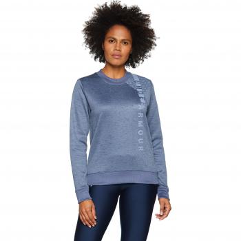 Under Armour Synthetic Fleece Crew WM Sudadera cálida, Utility/Washed Blue, S para Mujer