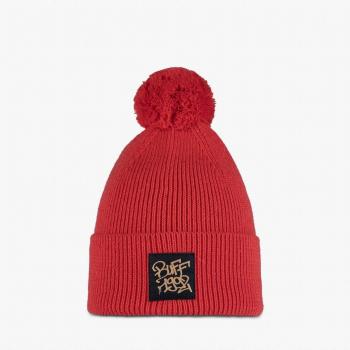 Buff - Gorro unisex Knitted Rojo Deik Orange Red Buff