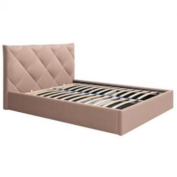 Cama con arcón 160 x 200 cm de terciopelo beige STARI de Pascal Morabito