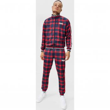 Lonsdale Men's Wickstone Tracksuit - Blue/White/Red