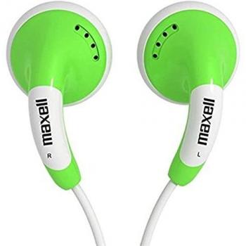 Maxell M135 Colour Budz - auriculares intraural biaural, Verde