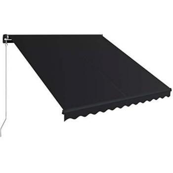 vidaXL Toldo retráctil de Brazo articulado para balcón, protección Solar, terraza, balcón, 300 x 250 cm, Antracita