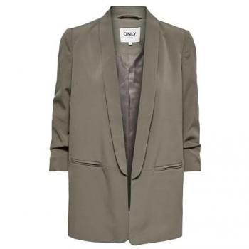Only Elly Life Women's 3/4 Blazer in Walnut