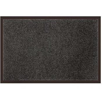 Tapete Rectangular Antideslizante y Absorbente 40x60 cm Telio Gris - Atrapapolvo Ideal para Entradas, Captura Suciedad y Fácil de Limpiar